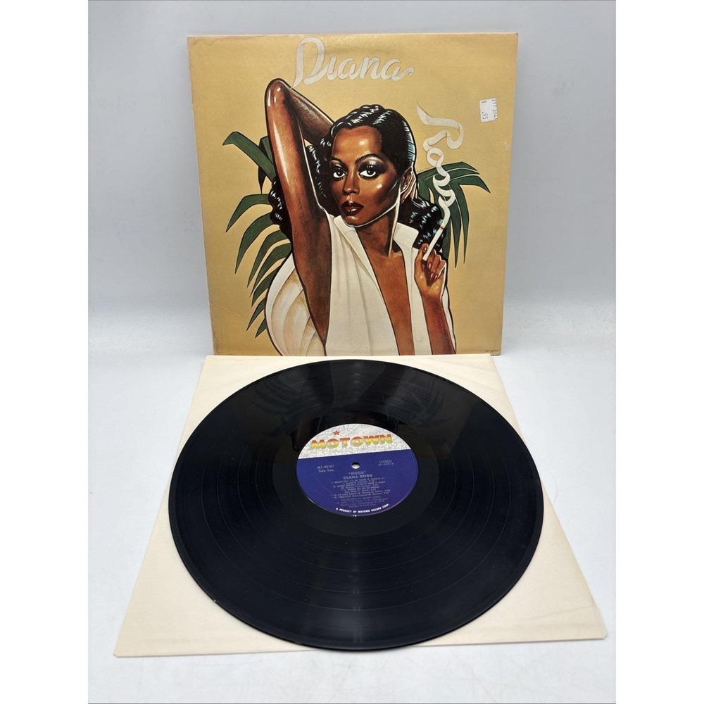 Diana Ross - "Ross" (1978) - Motown LP Record!  M7-907R1 VG+